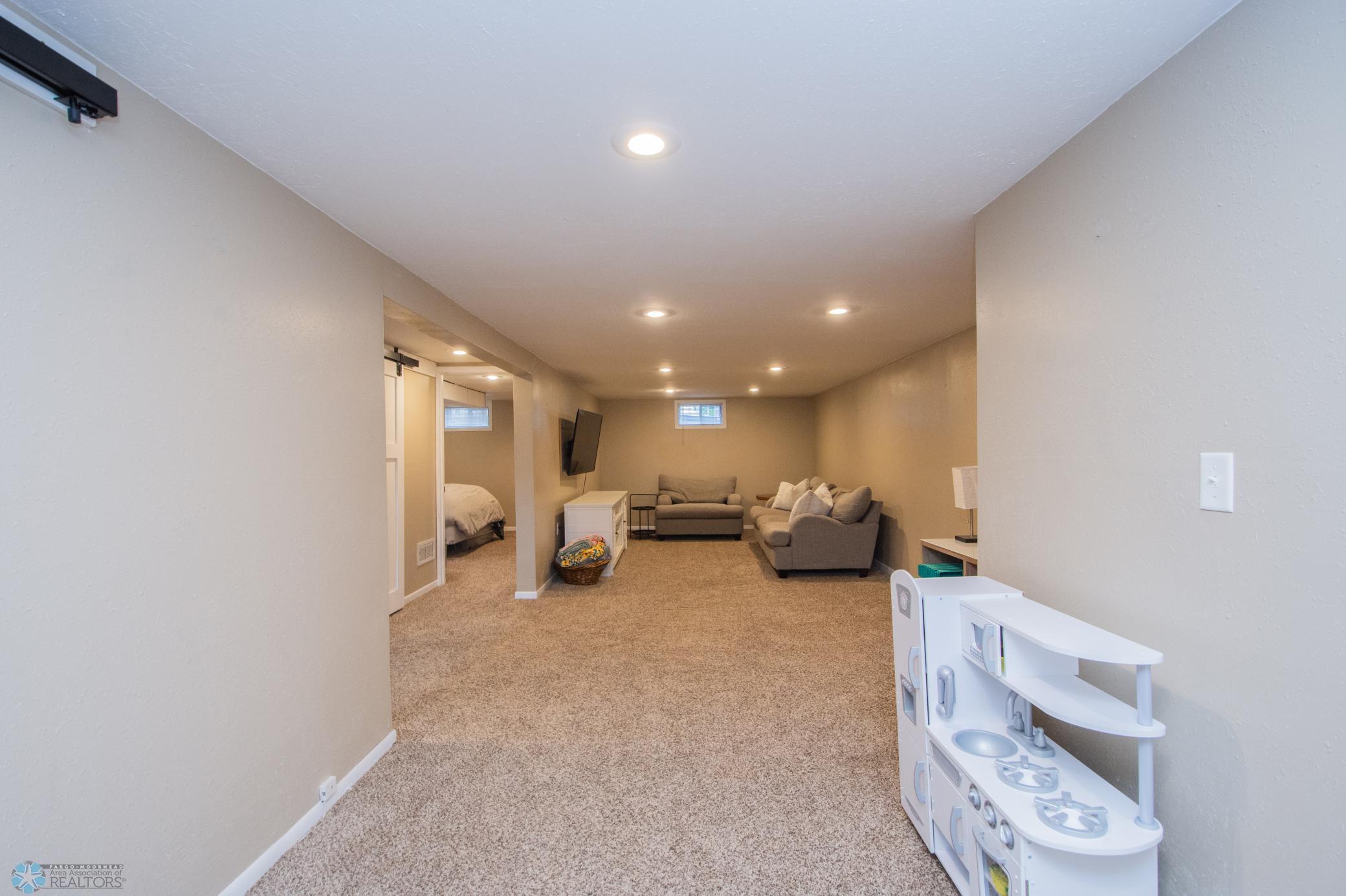 Downstairs family room