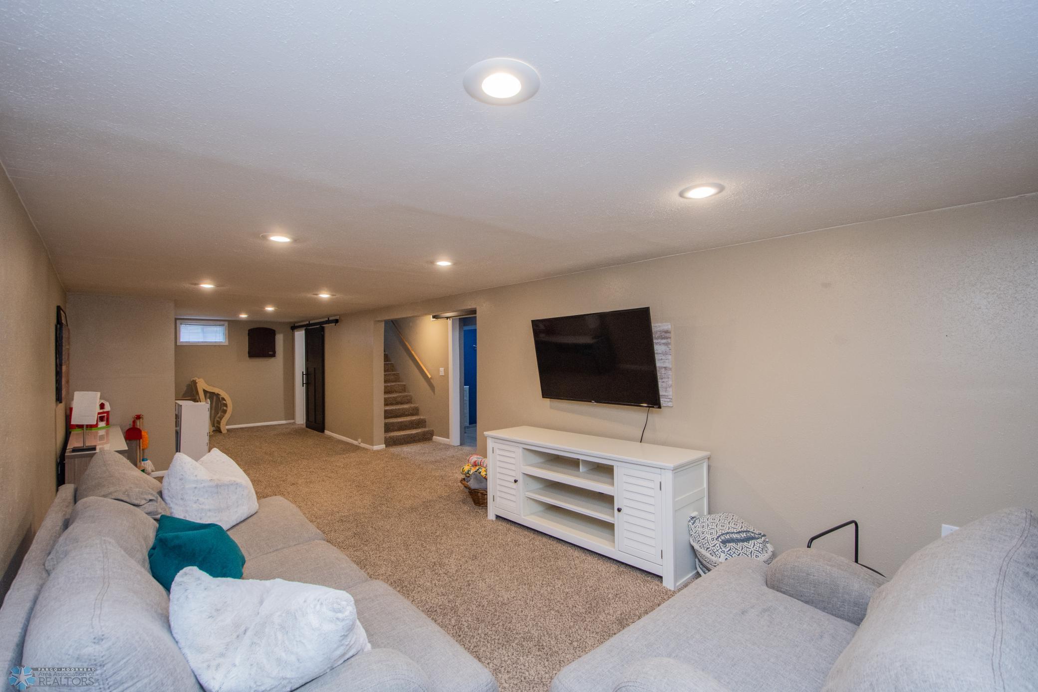 Downstairs family room