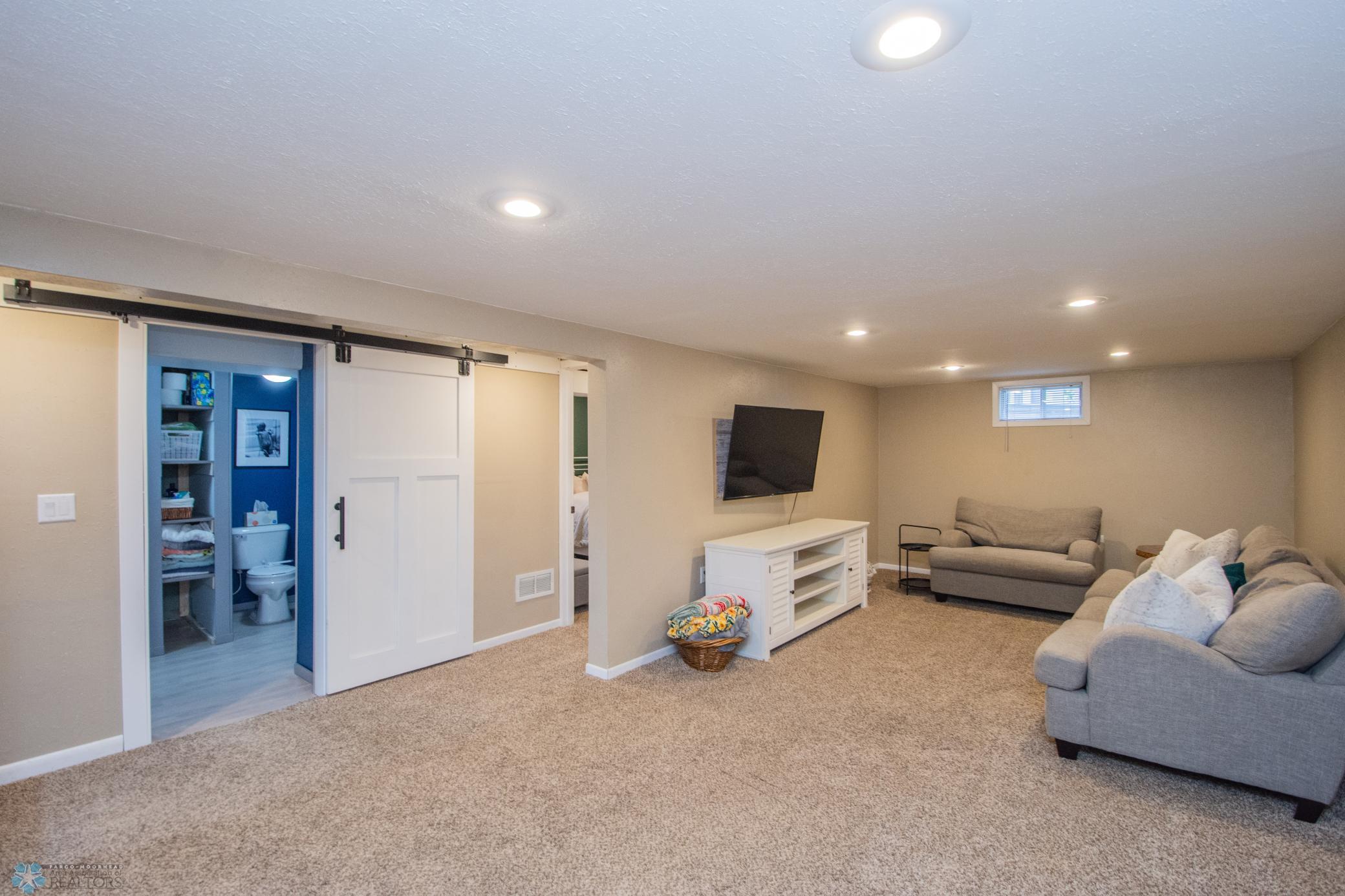 Downstairs family room