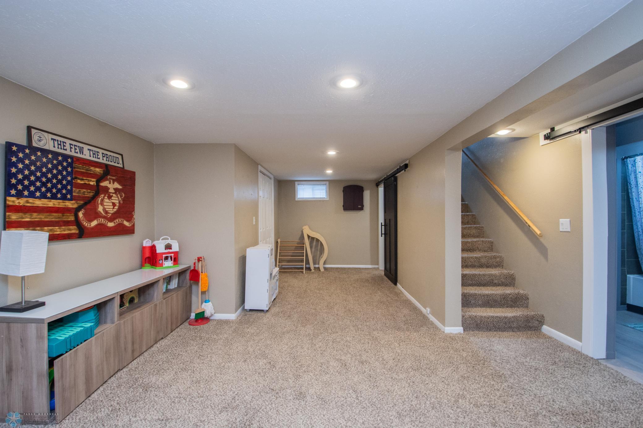 Downstairs family room