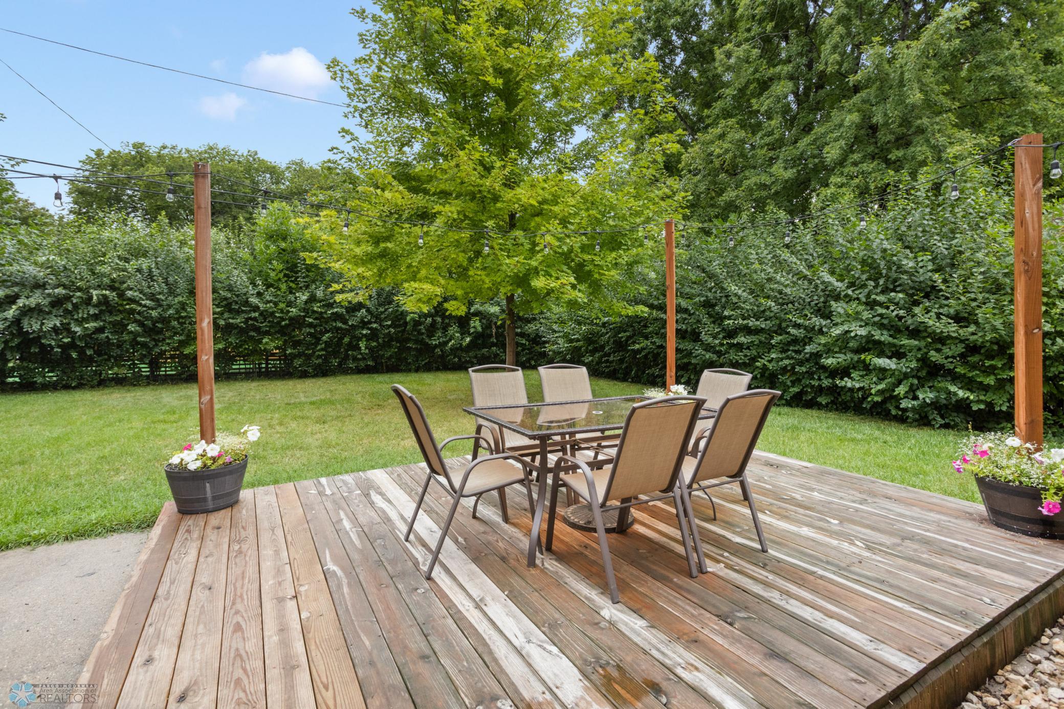 Backyard patio
