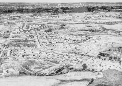 1956 Friendly Hills Development with 750 Mohican Lane in Foreground