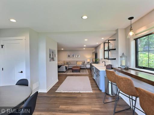 The recreation room opens to the family room, your family and friends will never want to leave the party!