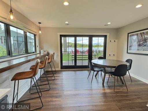 The lower level recreation room has wonderful space for seating, entertaining or add a pool table & darts!