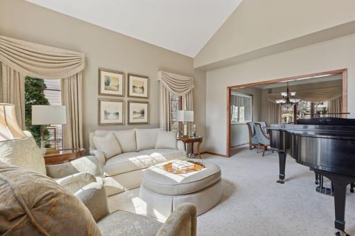 More views of the elegant open living/dining space!
