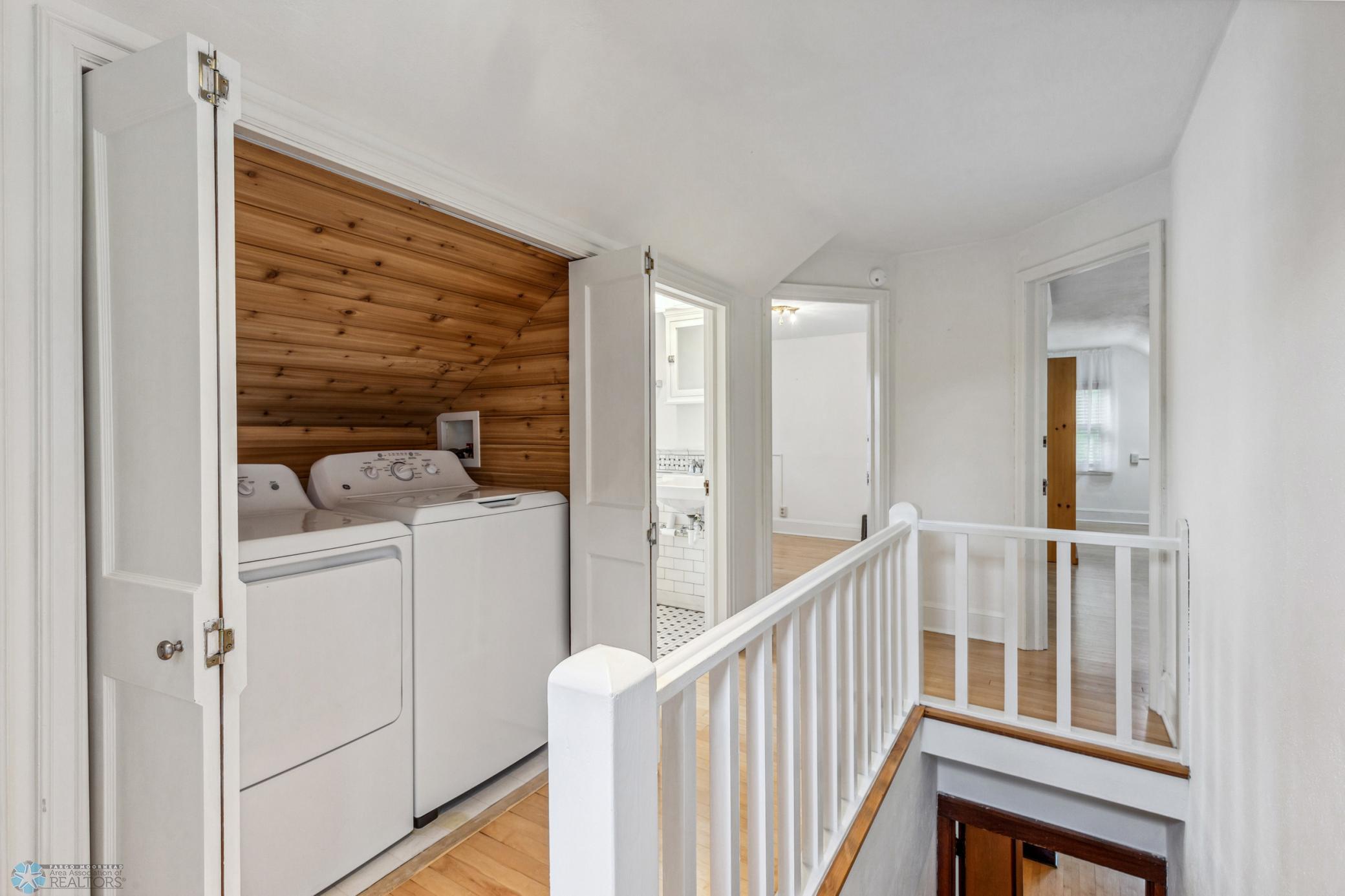 Laundry upstairs