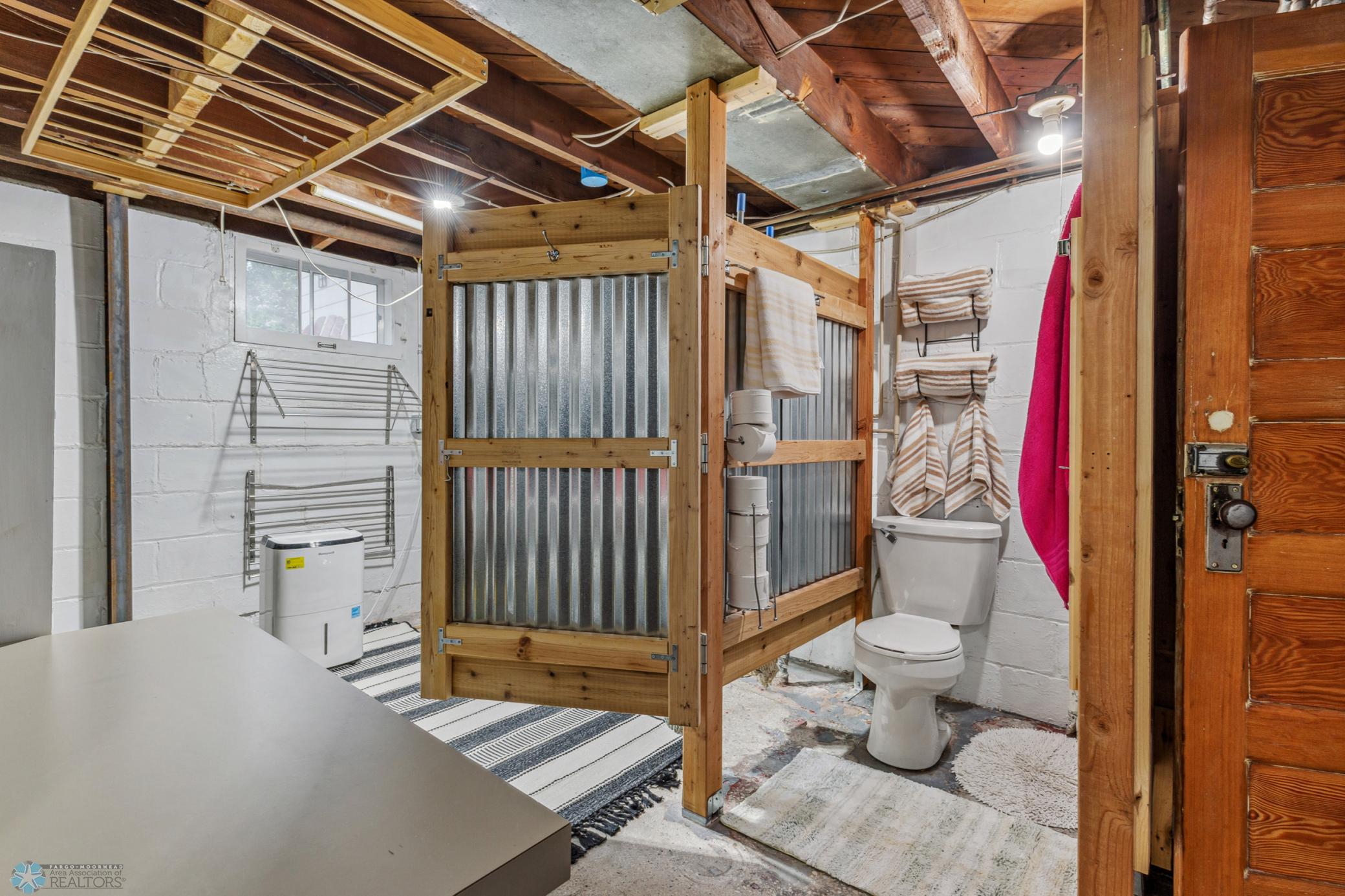 Basement bathroom