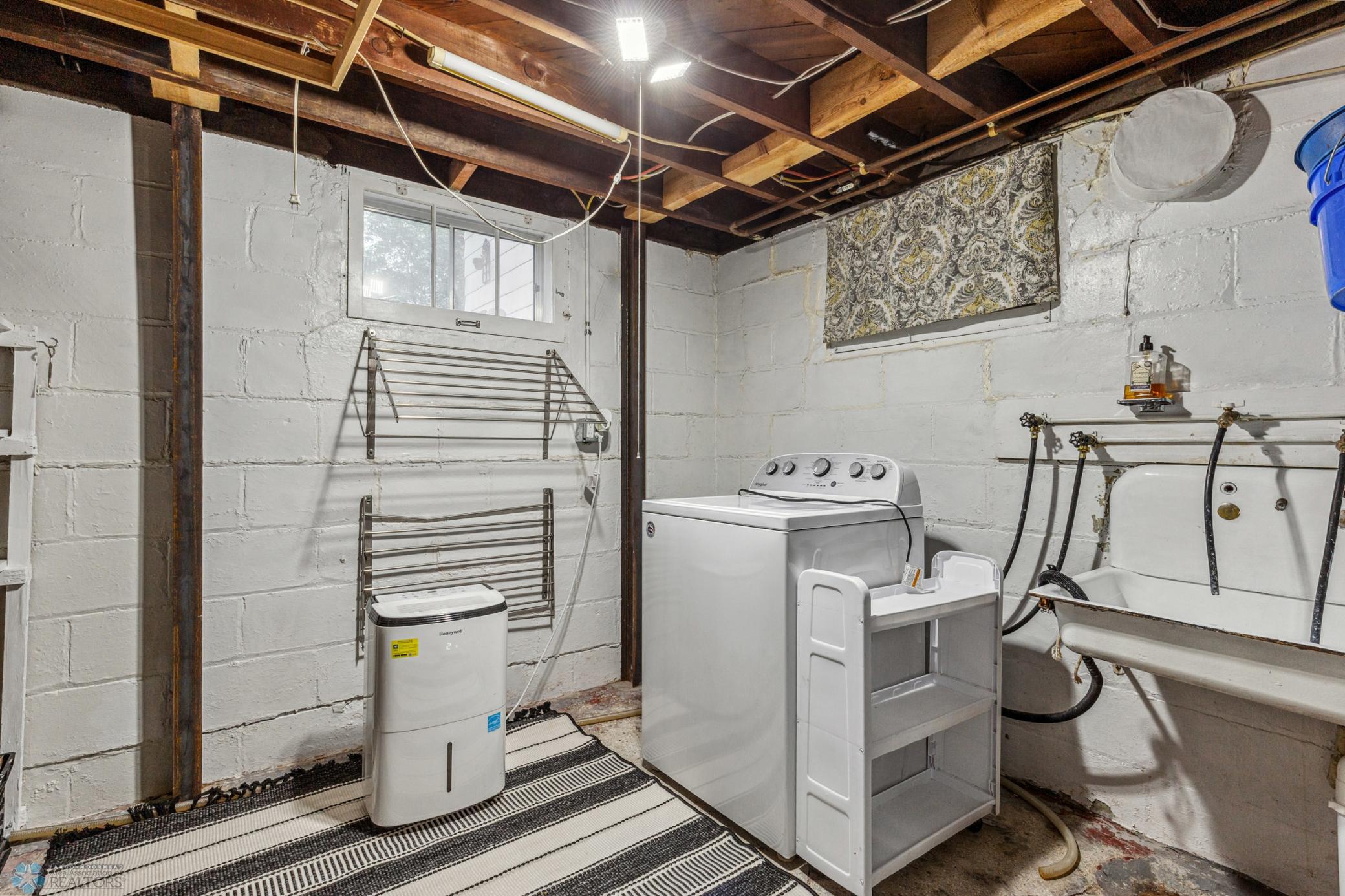 2nd laundry in basement