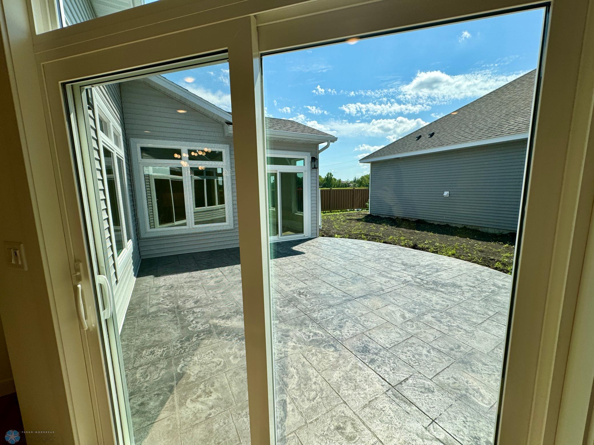 Side patio