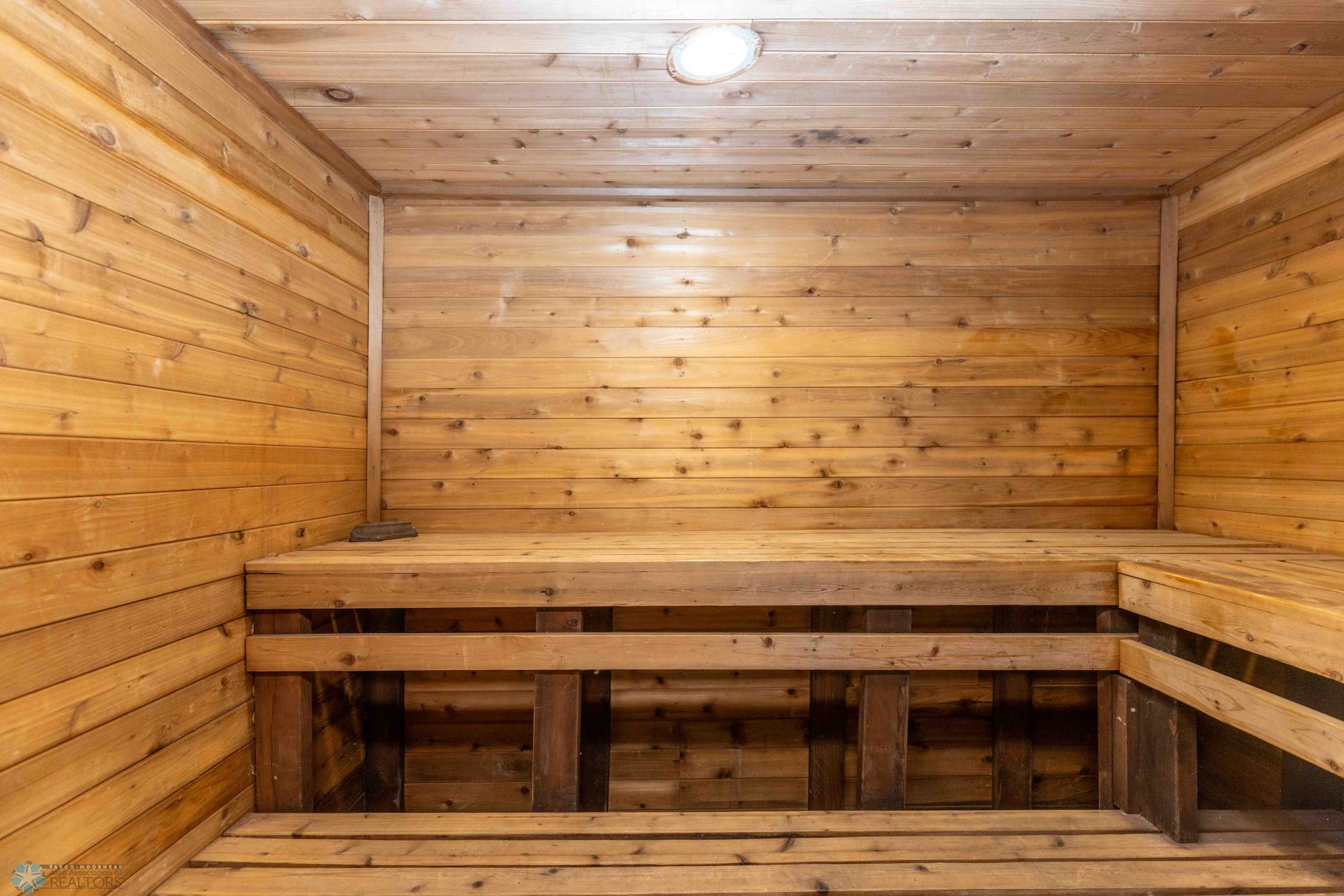 Previously used as a sauna, just add the heater.