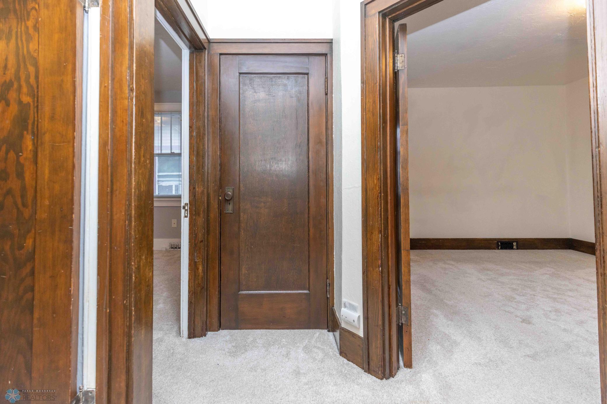Upstairs hallway closet