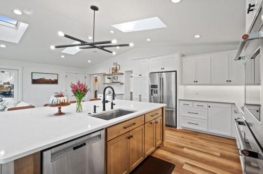 All soft close cabinets and countless pullouts for excellent organization