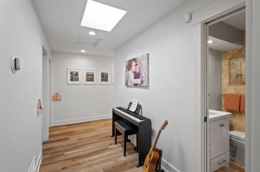 Yet another skylight bringing light to this music space