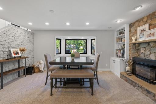 Enjoy surround sound in the lower level as well
