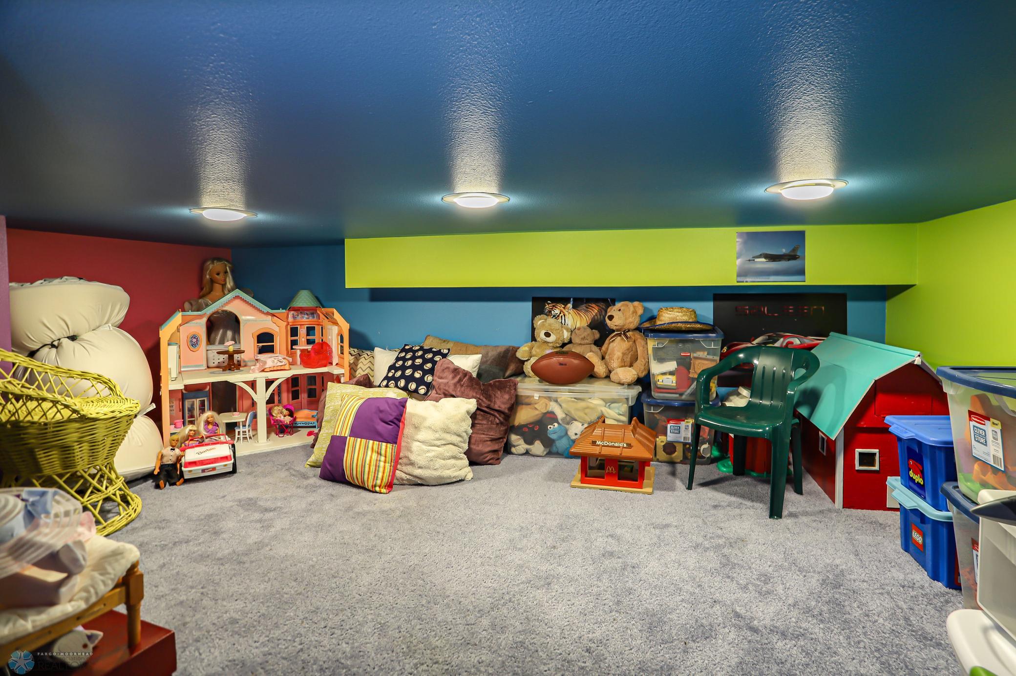 Playroom under the stairs