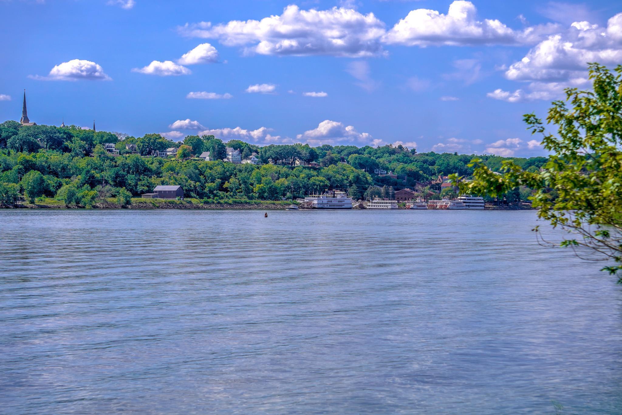 View the Stillwater River Boats as they come and go on their excursions past the beach on a regular basis, always beautiful at night! Note the red channel marker that keeps boats far off the beach