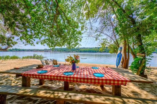 "I'd like to reserve a table in the shade with a river view please!"