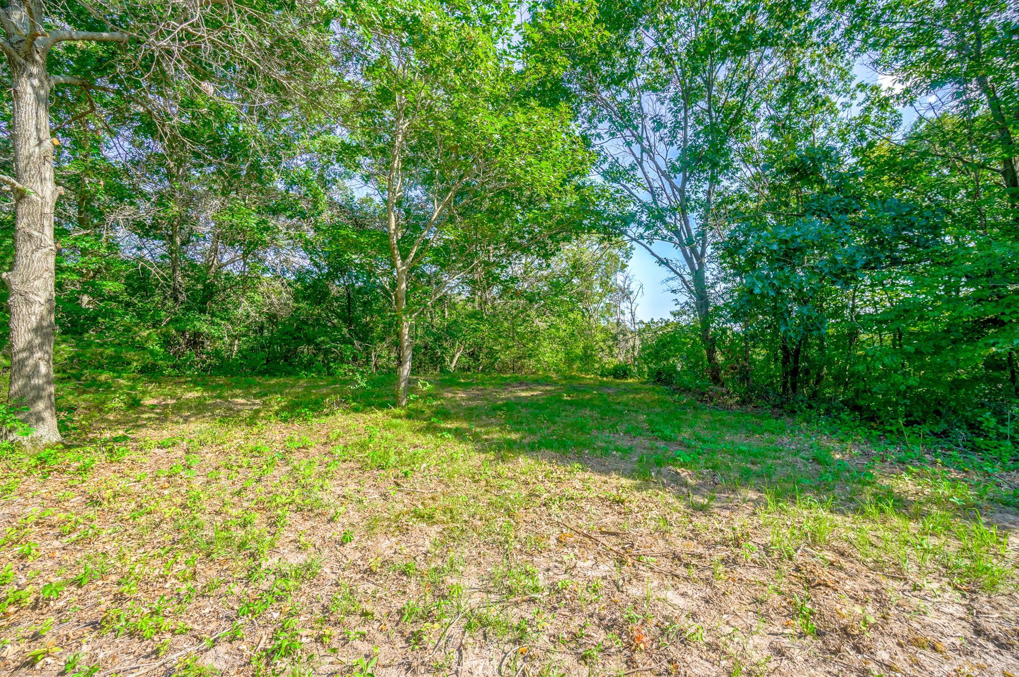 A perfect spot to place a gazebo for river valley views to the south