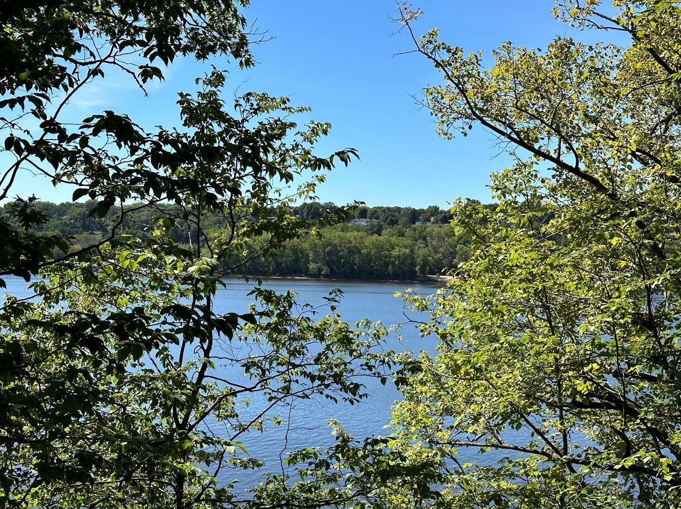 Bluff line river view from one of the possible build sites.