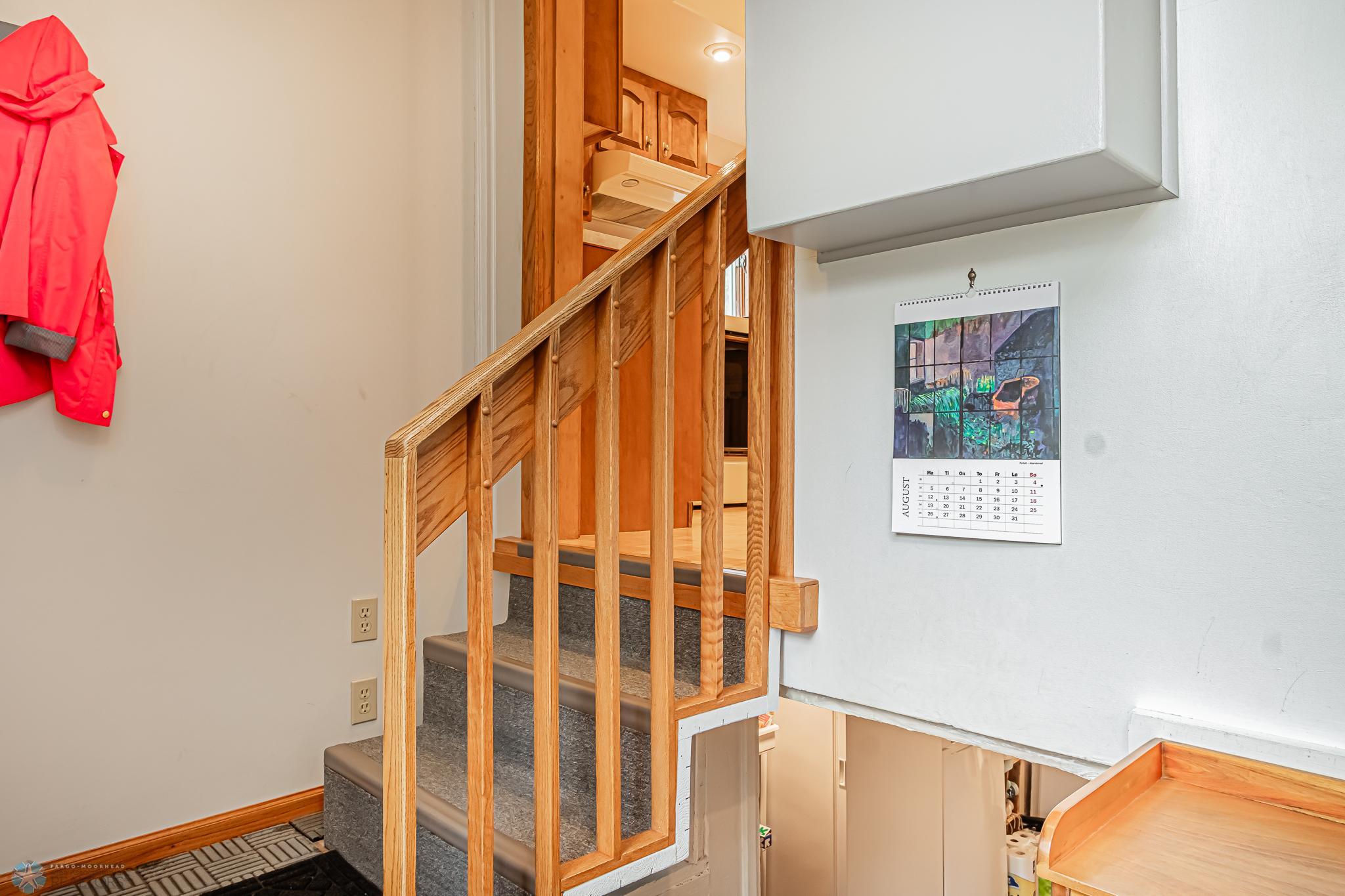 Back Foyer - steps to basement