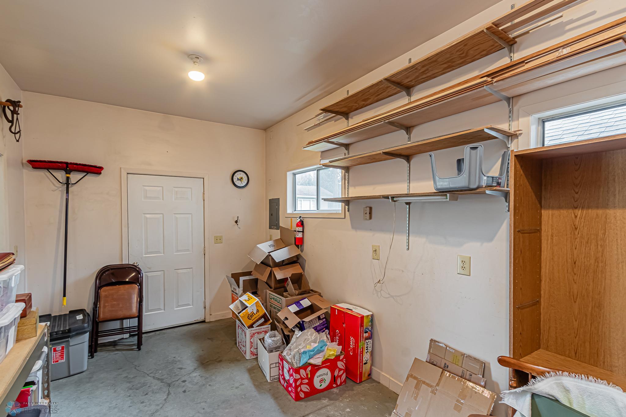 Garage shop area
