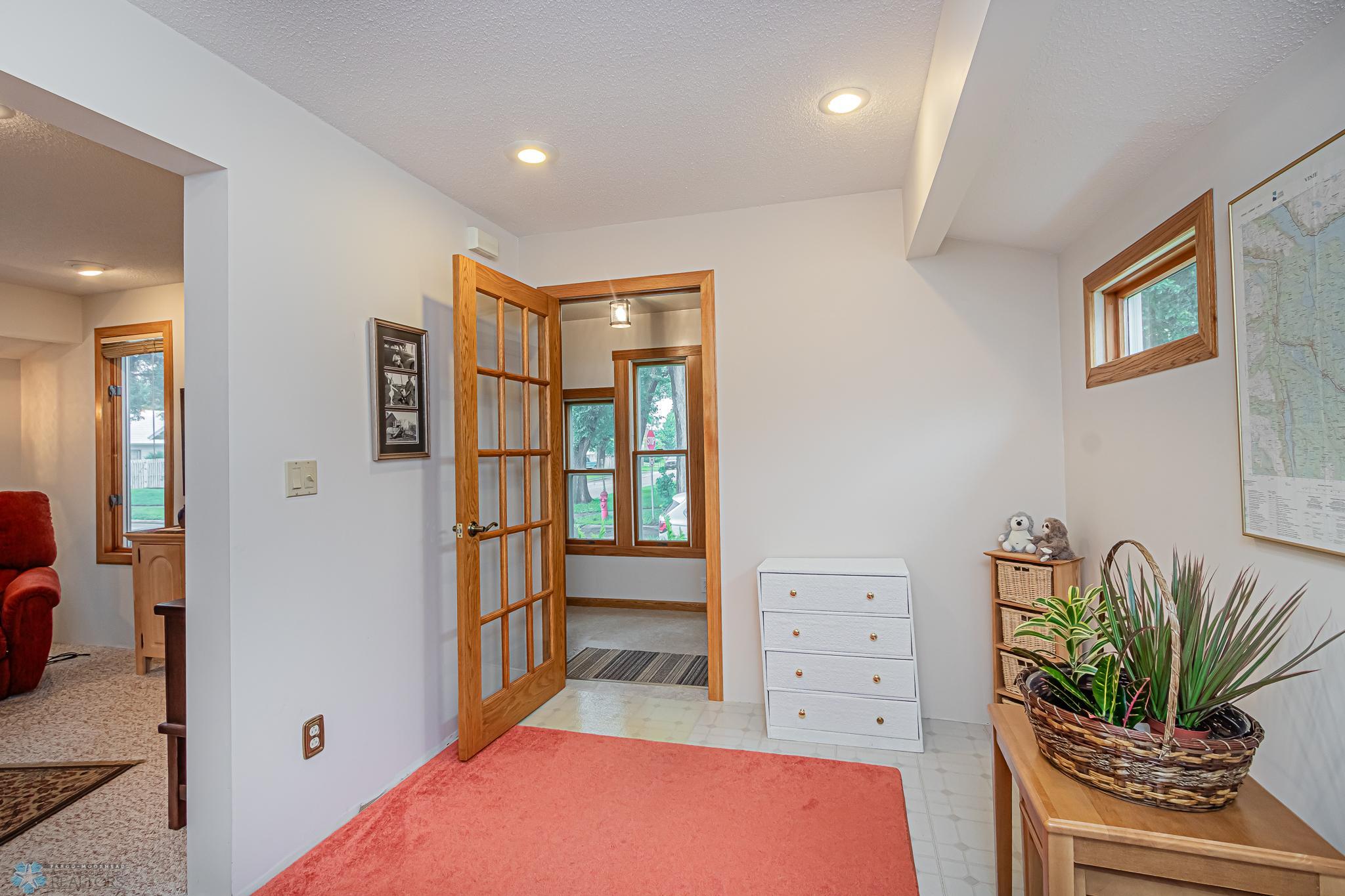 Front foyer and sitting room