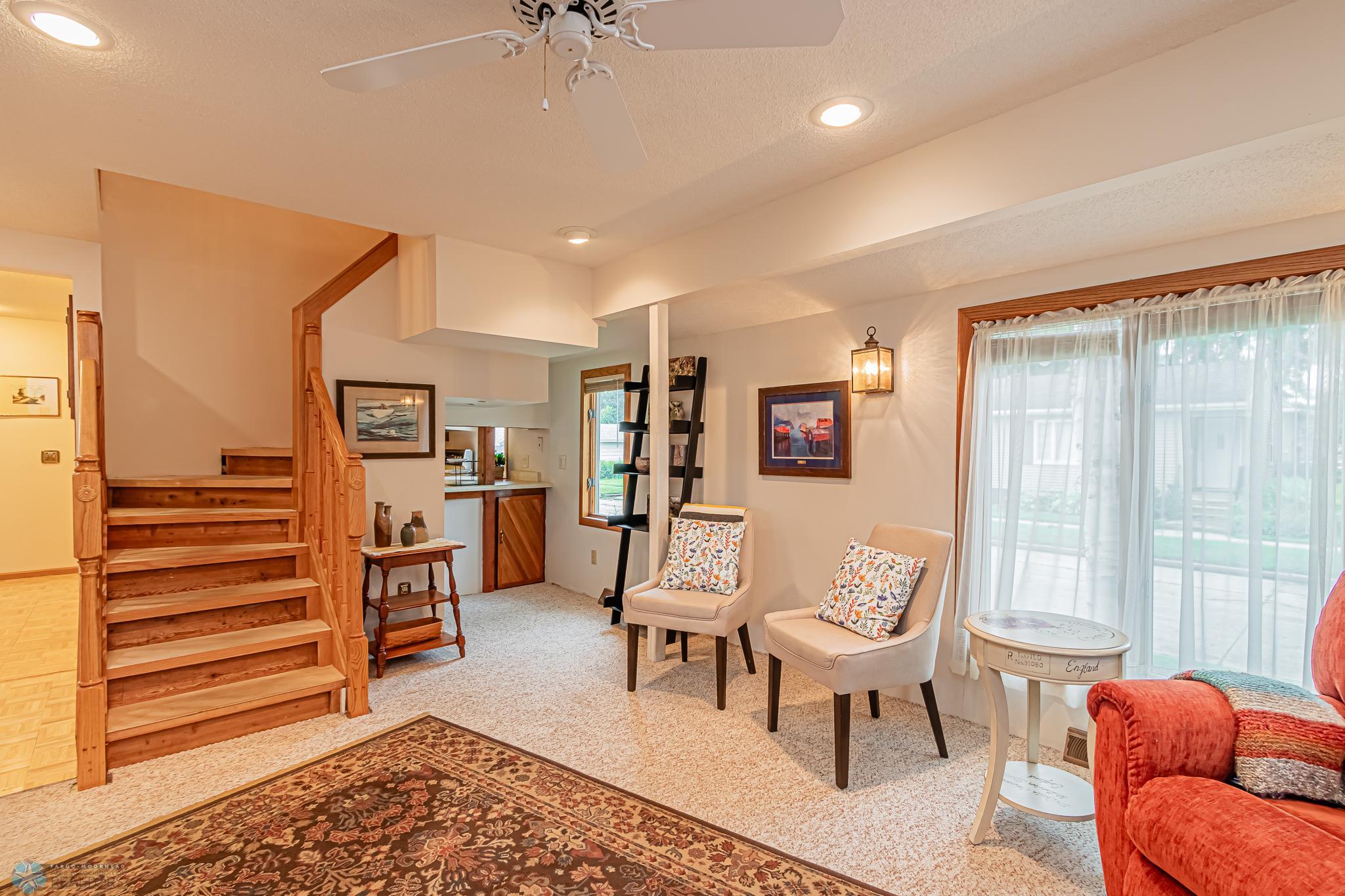 Living Room and Steps to upstairs