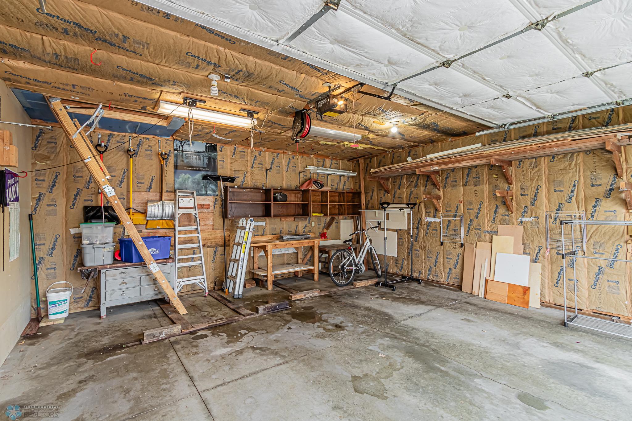 Garage - pull down steps to storage area above