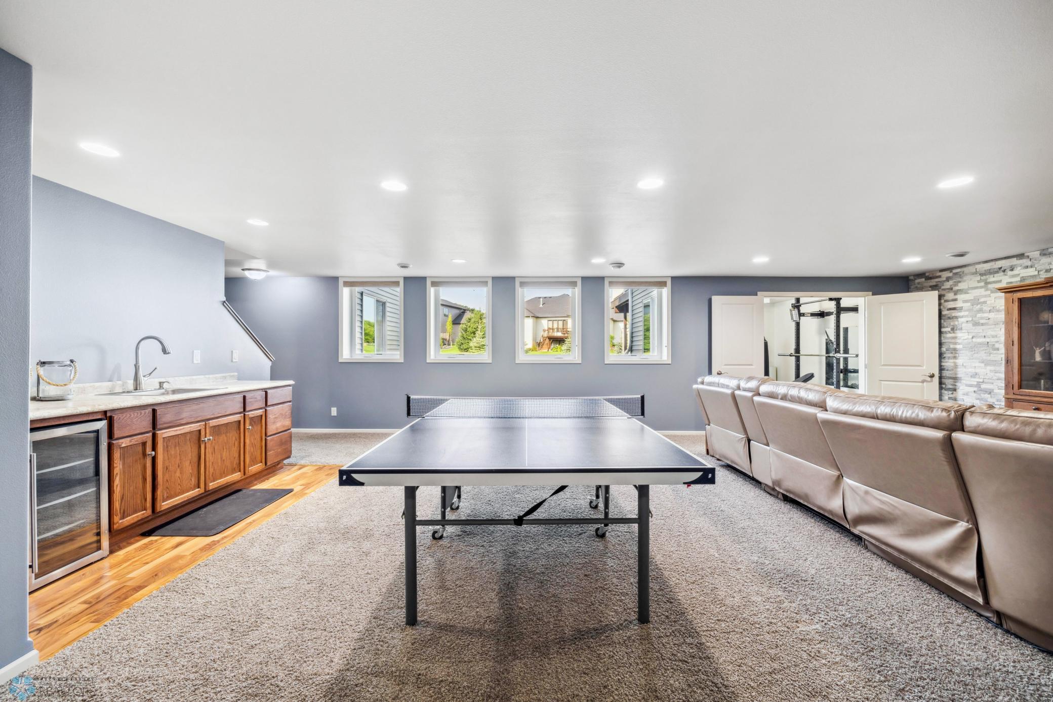 Family Room In Daylight Basement