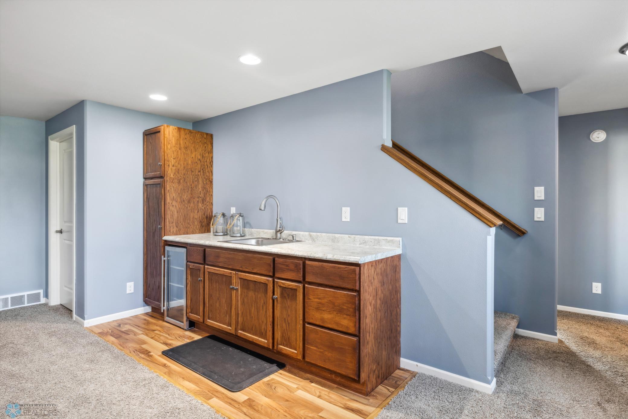 Wet Bar In Family Room