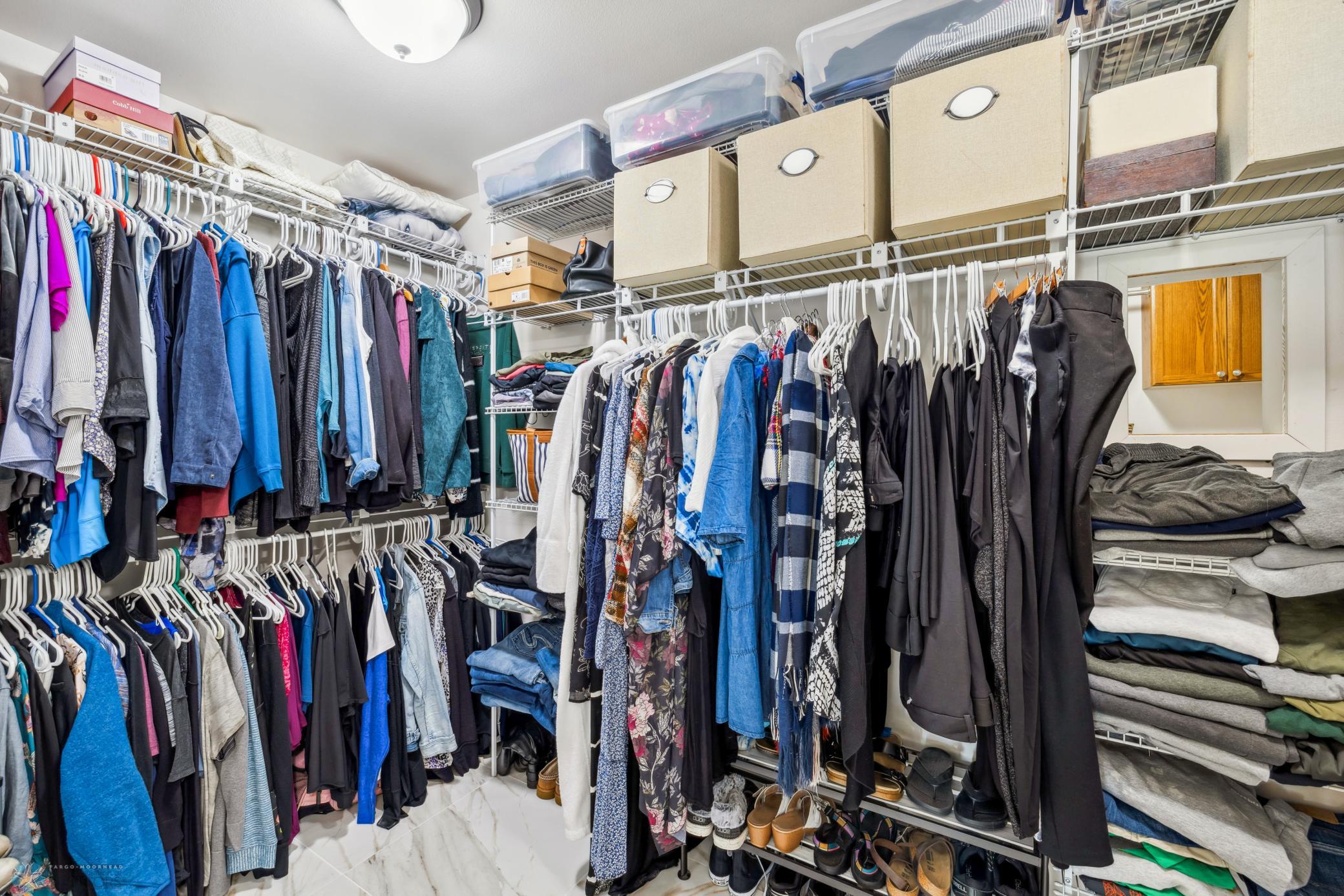 Primary Walk In Closet