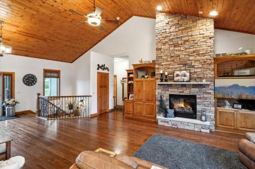 You'll Arrive into the Entry and the Living Room with it's Engineered Wood Flooring, Soaring 18 ft Vaulted Pine Ceiling and Much More. Bring the Tour Supplement Describing the Features of This Special Home When You Arrange for Your Private Showing.