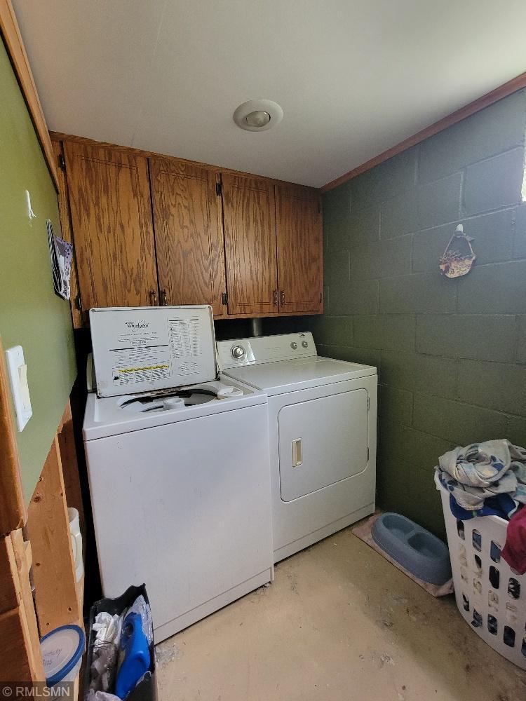 Laundry room with 3/4 bath in Basement