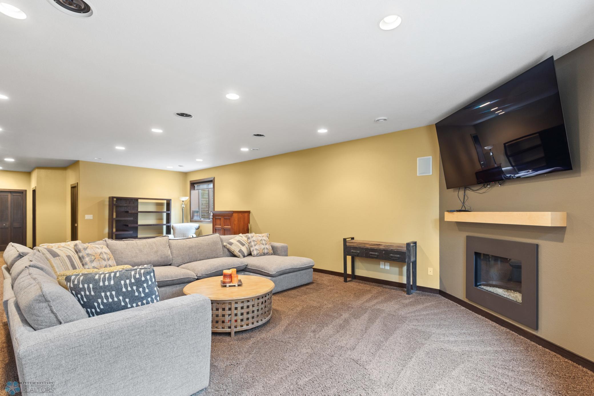 familly room- roughed in for wet bar