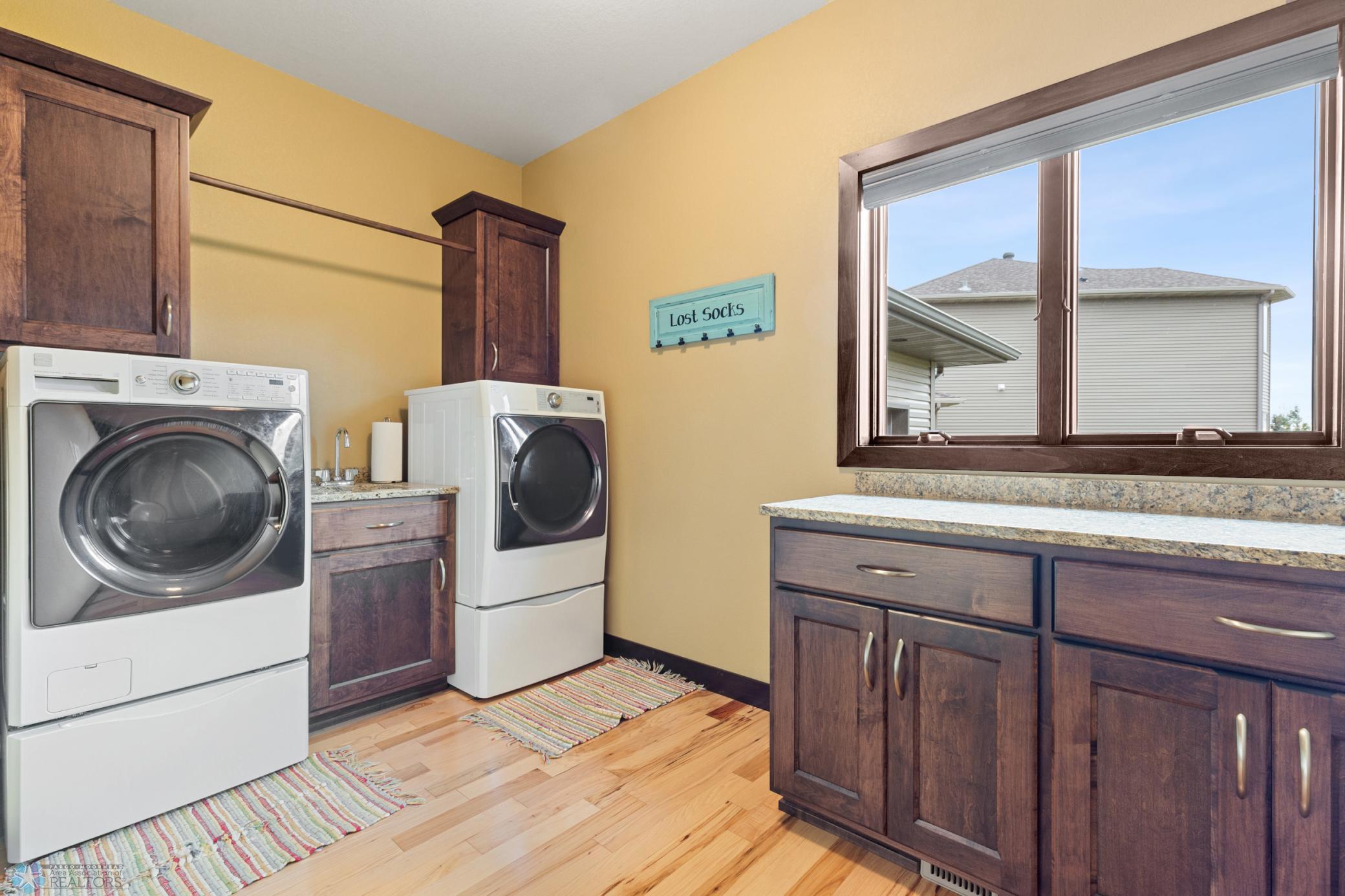 main floor laundry. W/D included