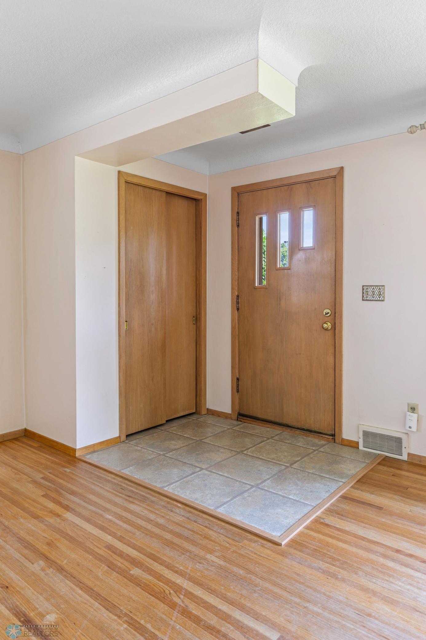 Front Door & Coat Closet