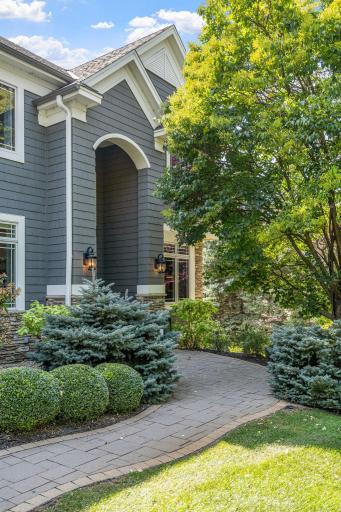 Hardie plank siding on the perimeter of the home
