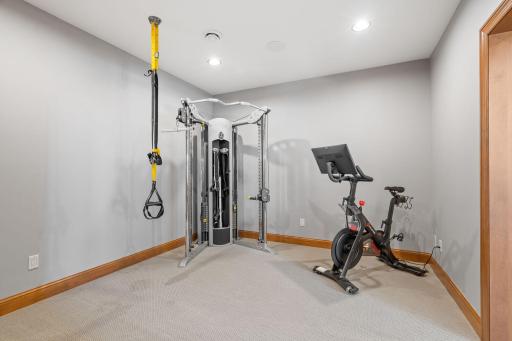 Flex Room is open to the Family Room and would be a great space for exercise equipment, toy room or hobbies! Walk-in closet w/ ample storage