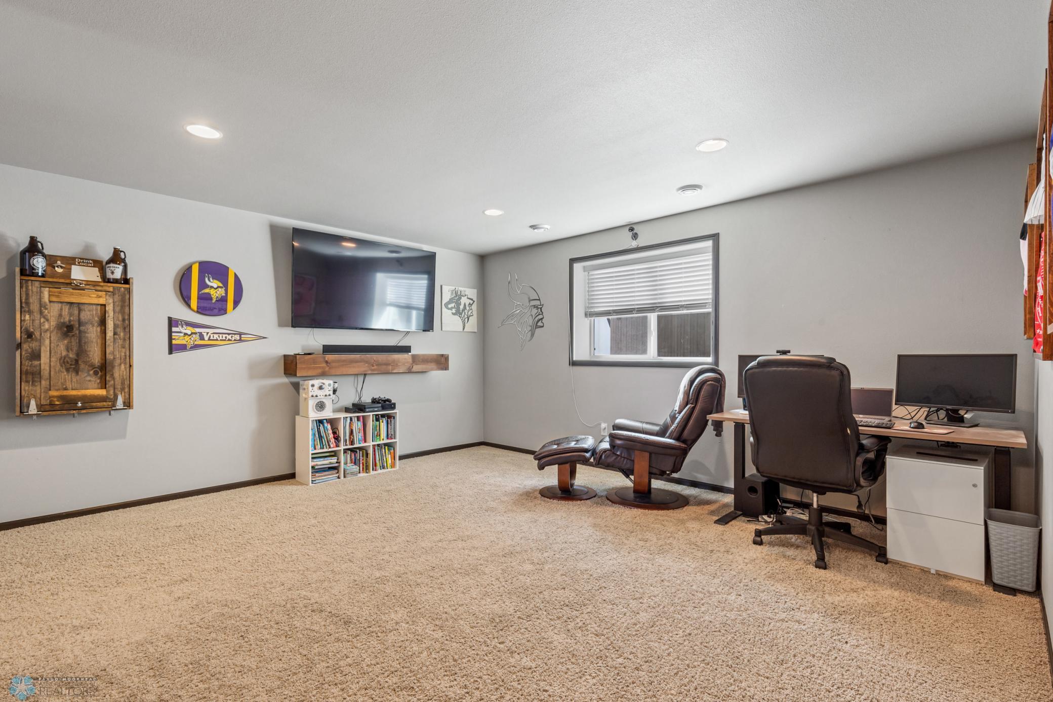 Lower level family room