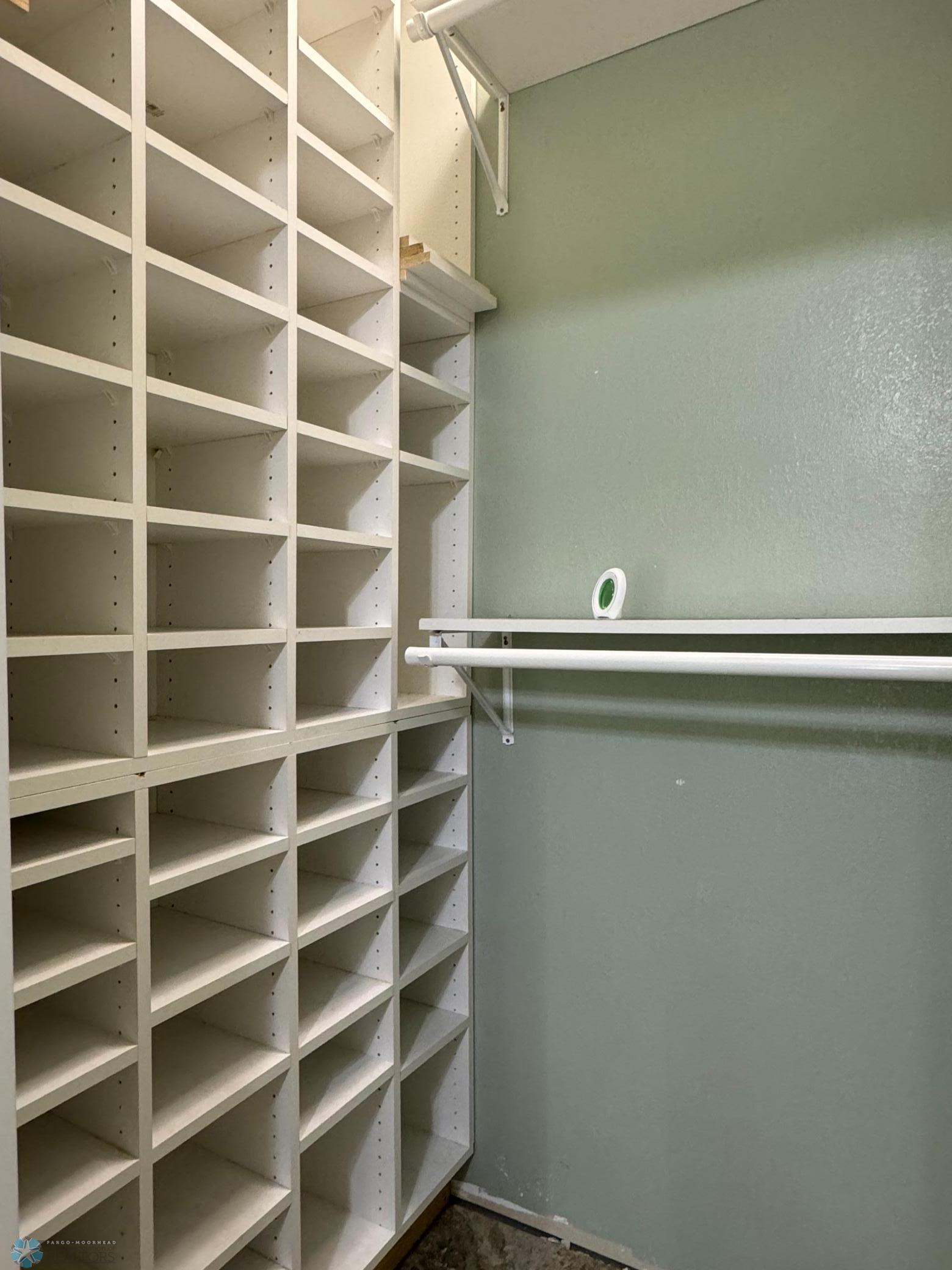 Shoe Storage & coat closet by front door.