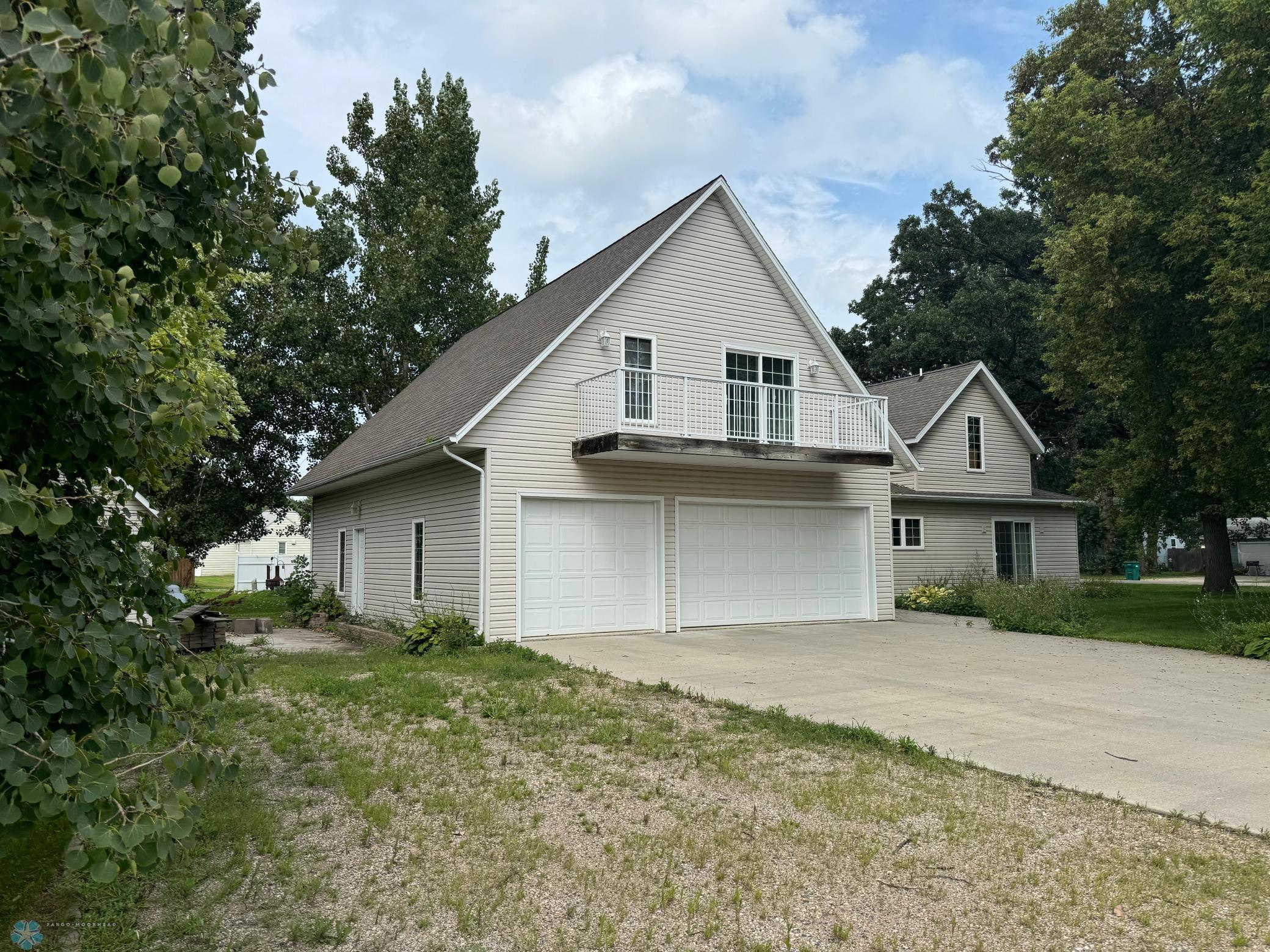 Fixer Upper Opportunity in Kindred, ND - 4 bedroom, 3 bath, 3stall heated (floor heat) garage w/second kitchen and family room above garage.