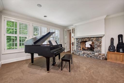 Lower level music room/ office/ game room