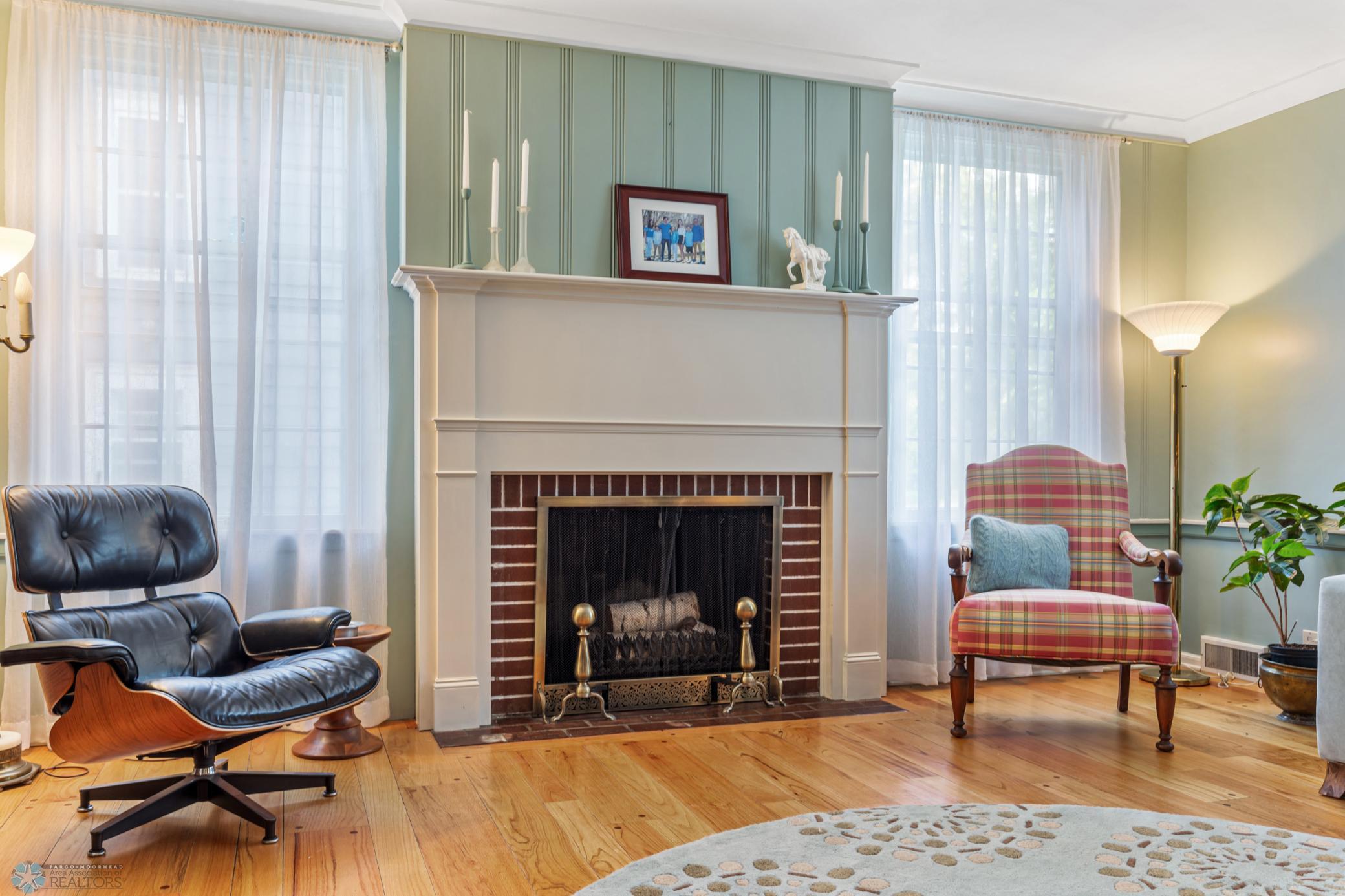 Wood burning Fireplace
