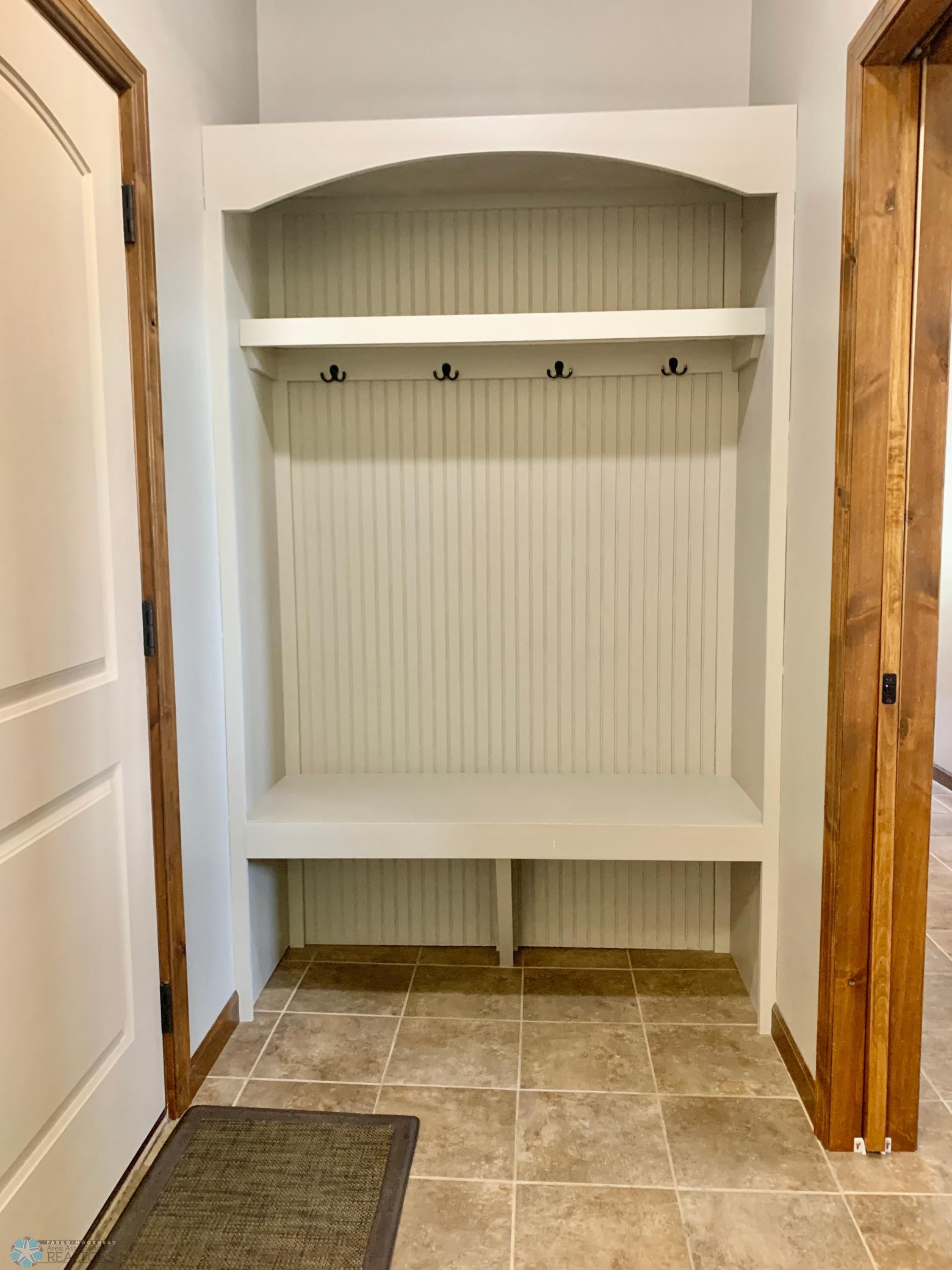 mudroom cubby area