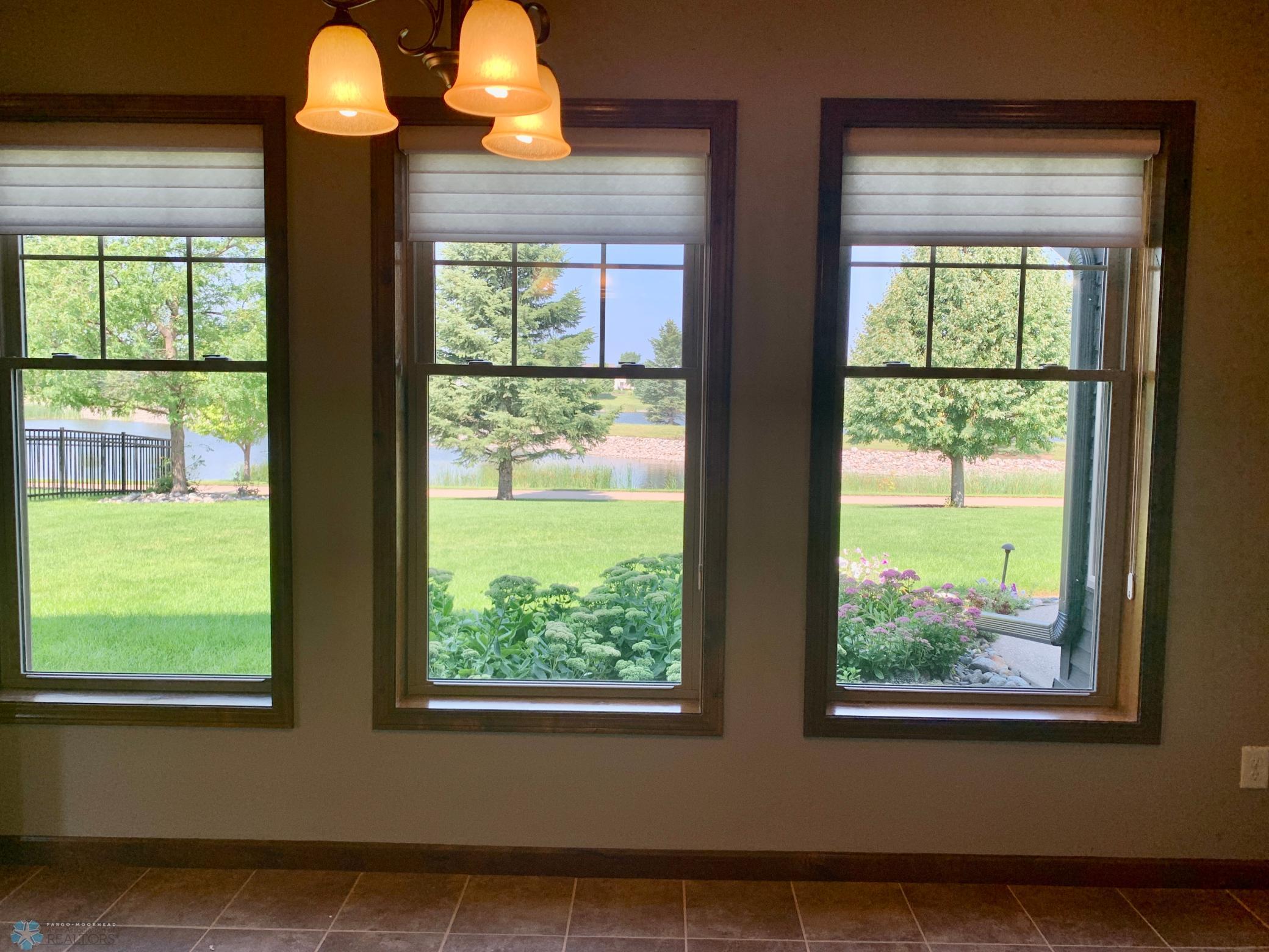 view from dining room windows