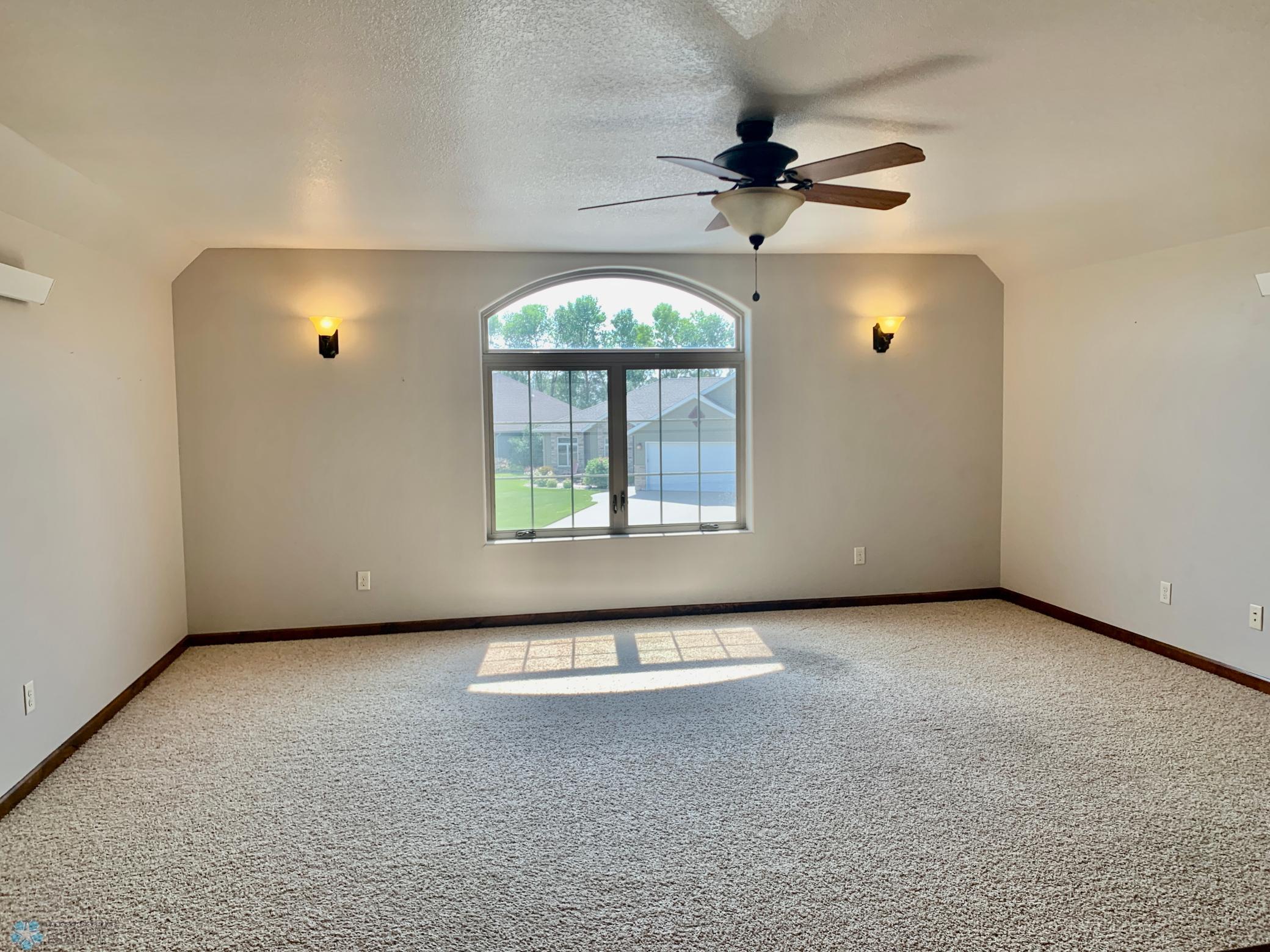 Massive bonus room over the garage.