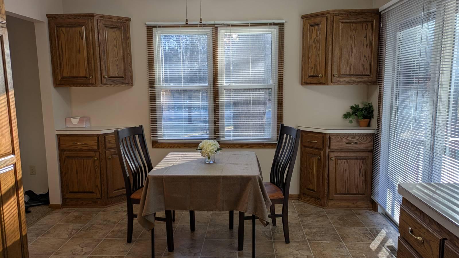 Add'l view of DR - notice the extra built-in cabinets! Great thought was put into this kitchen update!