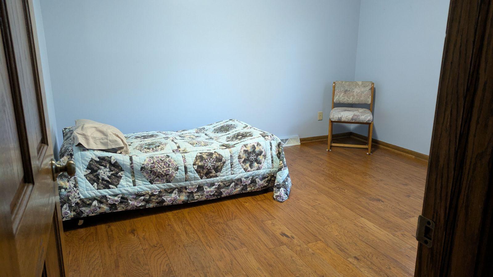 BR2 - notice the lovely hand-scraped hickory flooring!!! Window replaced here too.