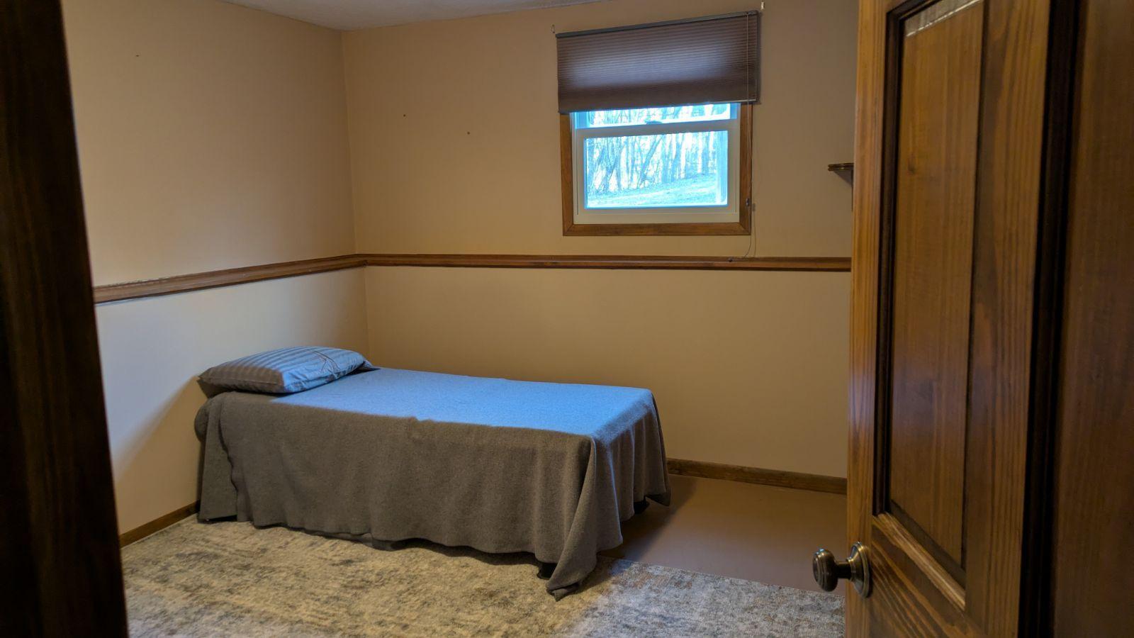 LL Bedroom 3 with new window and space next to closet for a desk!