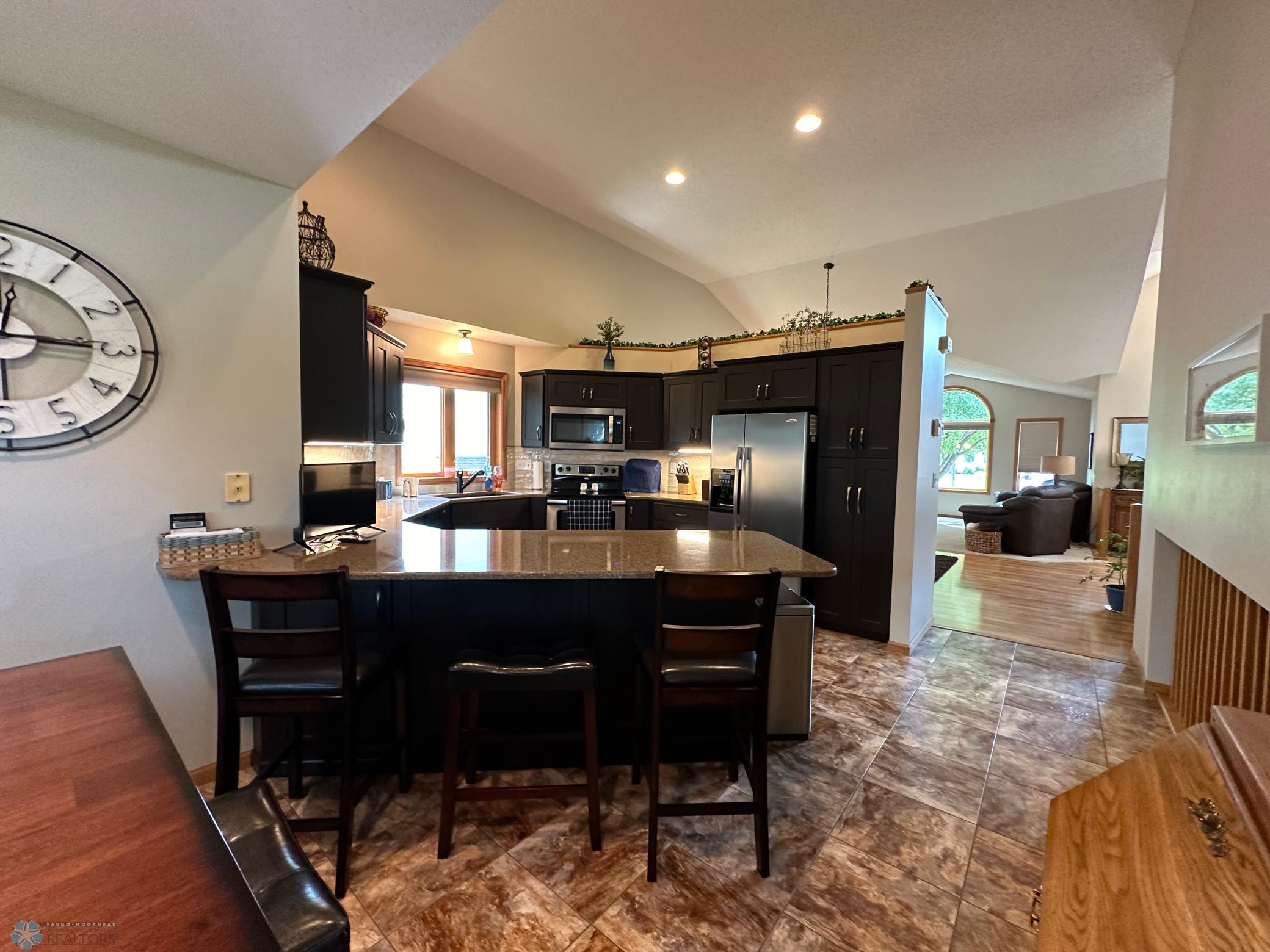 Lots of counter space and cabinets